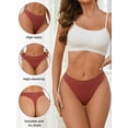 thumbnail image 2 of Tangas linccure transpirables sin costuras para mujer, paquete de 5, 2 of 5