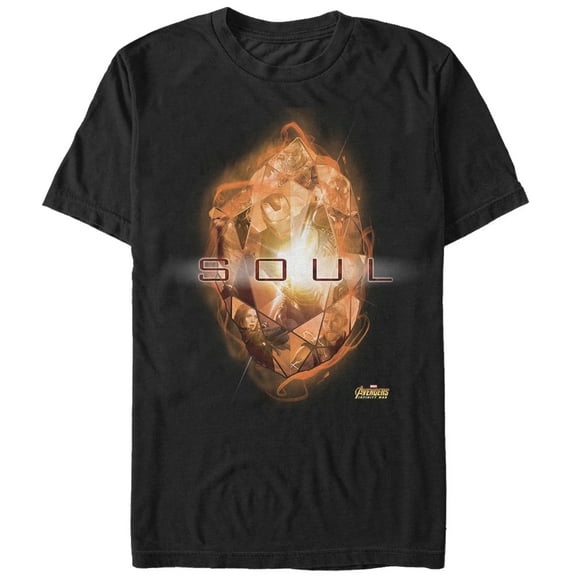 Men's Marvel Avengers: Infinity War Soul Stone Graphic Tee Black Small