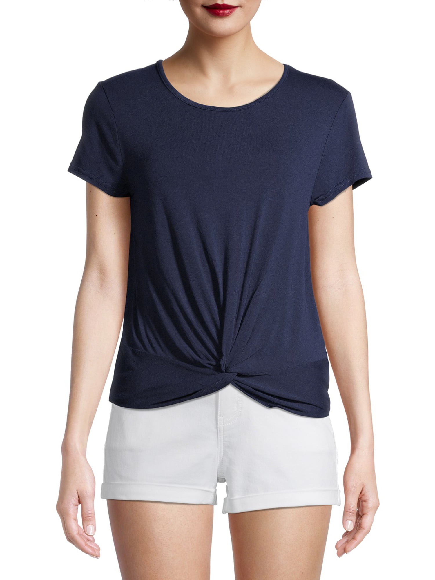 front knot tee shirt