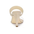 thumbnail image 2 of BLISSFUL STEP Women's Sandals Stiletto Heels Clear Strap High Heels Slides Sandals, 2 of 6