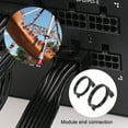 thumbnail image 2 of 8Pin to 8Pin (6+2) PCIExpress Power Adapter Cable Power Supply Cable for CPU or GPU Graphics Video Card, 2 of 8