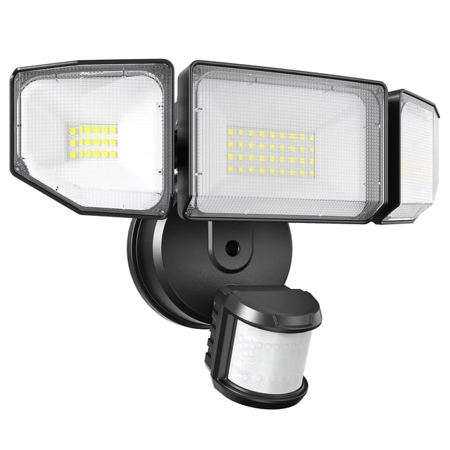 Luces LED de seguridad Abovizo 85W con sensor de movimiento para exteriores