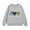 Grey, variant on Byoo Girls Sweatshirts Hanukkah Menorah Print Crewneck Long Sleeve Pullover Top Warm Casual Shirt for Kids