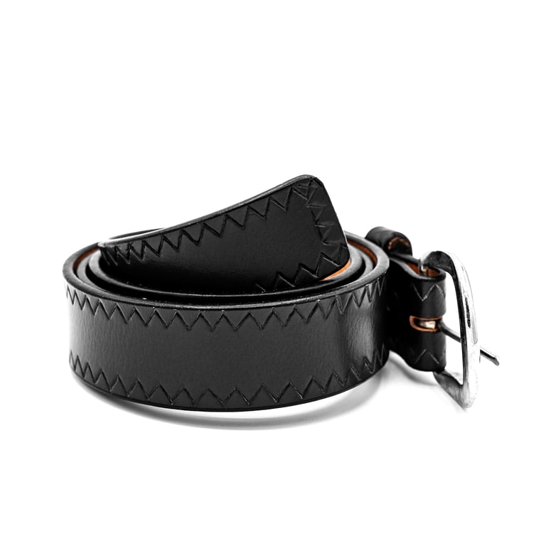 Big & Tall 48 BRAND NEW. Black Leather Mens Belt. Size 48. main image 0