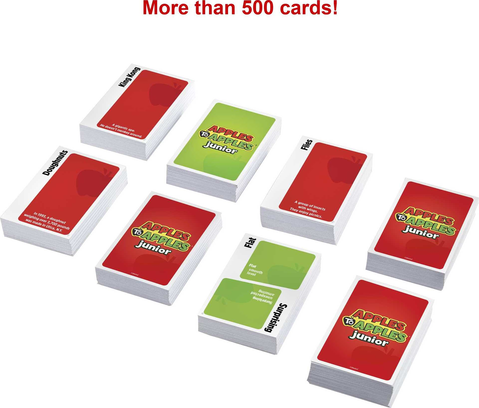 Apples to Apples Junior Kids Game, Card Game for Family Night with Kid-Friendly Words - image 4 of 6