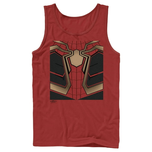 Men's Marvel Spider-Man: No Way Home Iron Suit Tank Top Red 2X Large