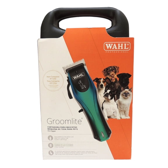 Cortadora para Mascotas Wahl Groomlite kit 10 pz