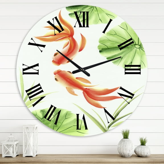 Designart 1 in Coastal Wall Clock