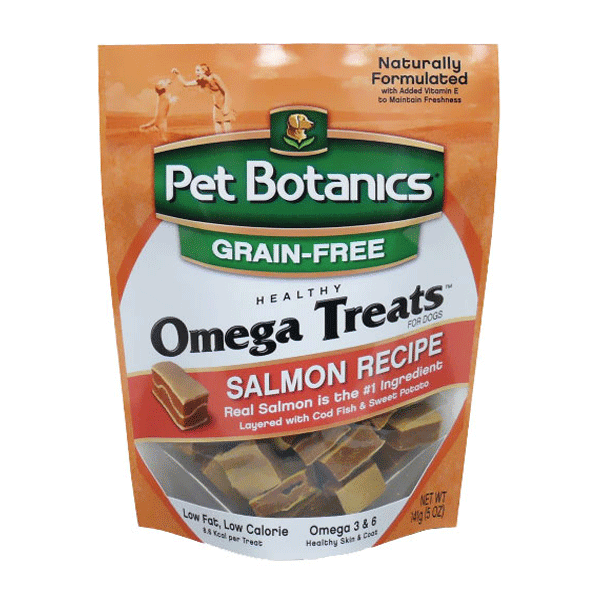 Cardinal Laboratories Pet Botanics Healthy Omega Dog Treats, Salmon, 12