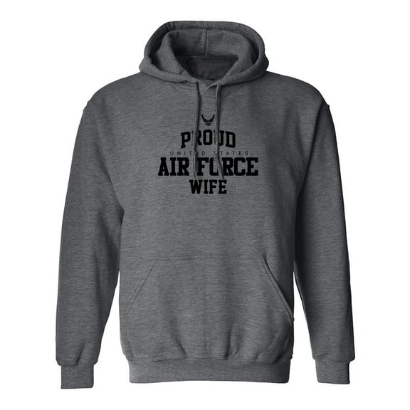 Proud Air Force WIFE Adult Hooded Sweatshirt