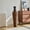 Dark Brown, variant on Noble House 39.4" Tall PVC Floor Vase, Two-Tone Textured Decorative Vase, Dark Brown