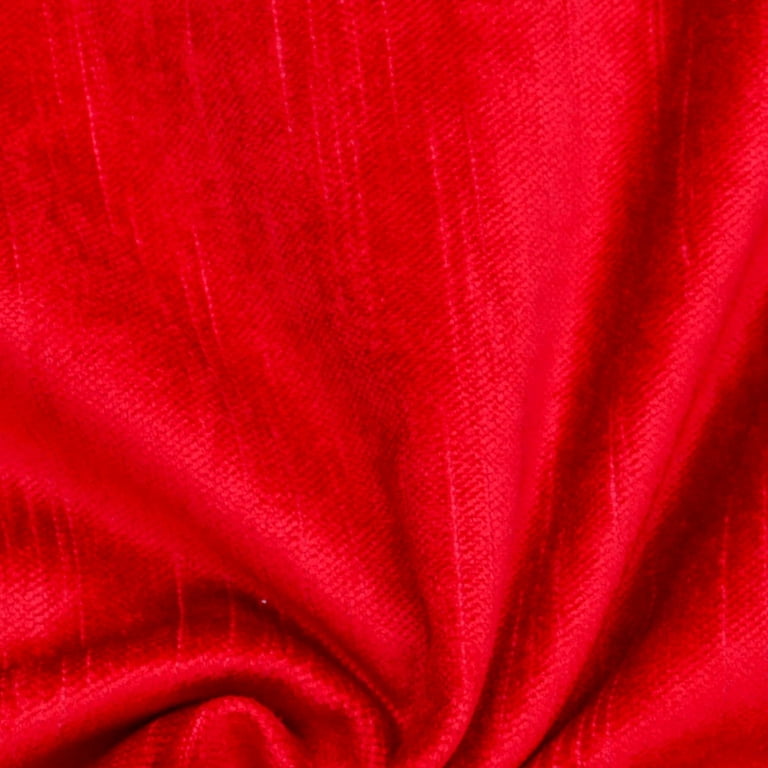 RED Velvet Fabric Upholstery