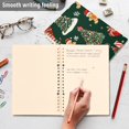 thumbnail image 4 of FORMRS 1-Subject Spiral Notebook 8" x 5" College Ruled 60 Refillable Sheet A5 Hard Cover, 2 Pack, Yellow Christmas Gingerbread, 4 of 7