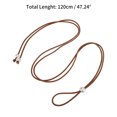 thumbnail image 3 of Unique Bargains 1 Pc Festival Wrap Belt Elegant Three Pearl Thin Strap Adjustable Waist Cord for Women Light Brown, 3 of 5
