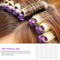 thumbnail image 4 of Big Size 24Pcs/Set Salon Nylon Hook & Loop Hair Rollers Set Hair Root Perm Rods Bars Curlers with Cl, 4 of 5