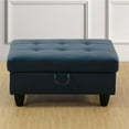 thumbnail image 5 of Lifestyle Furniture Lemonda Left-Facing Sectional & Ottoman in Forest Green, 5 of 9