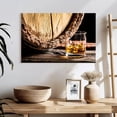 thumbnail image 3 of Elephant Stock Oldest Whiskey Barrel Wall Art - Horizontal Canvas Wall Art - Dining Room Wall Decor - Food And Drink Canvas - Beige And Brown Decor - 24" x 16", 3 of 8