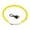 Yellow, variant on Pekkaxy LED Dog Collar, 5.79 in Adjustable Size, High-Visibility Safety Light for Night Walks, Perfect for Evening Hiking and Running with Your Pet