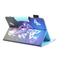 thumbnail image 6 of Allytech Universal Case for 6-7 Inch Tablet, PU Leather Smart Book Style Stand Protective Case with Card Slots Magnetic Closure Protector for All 6-7 Inch Tablet, Purple Butterfly, 6 of 10