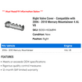 thumbnail image 2 of Right Valve Cover - Compatible with 2006 - 2010 Mercury Mountaineer 4.6L V8 2007 2008 2009, 2 of 2