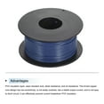 thumbnail image 3 of Uxcell 26AWG Stranded Wire Hookup 30M/100ft Blue, Electrical Wire UL1007 Spool, 3 of 6