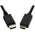 thumbnail image 3 of Unirise HDMIDP-10F-MM 10ft DisplayPort Male to HDMI Cable Male, Black, 3 of 3