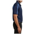 thumbnail image 3 of Yellow Rooster Men Stripe Polo Male T-Shirt Navy/ Carolina Blue 3XL, 3 of 4