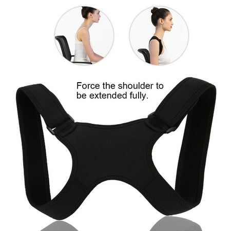 HURRISE Back Shoulder Posture Correction Band Humpback Back Pain Relief Corrector Brace, Posture Correction, Back Posture (Best Posture Brace For Rounded Shoulders)