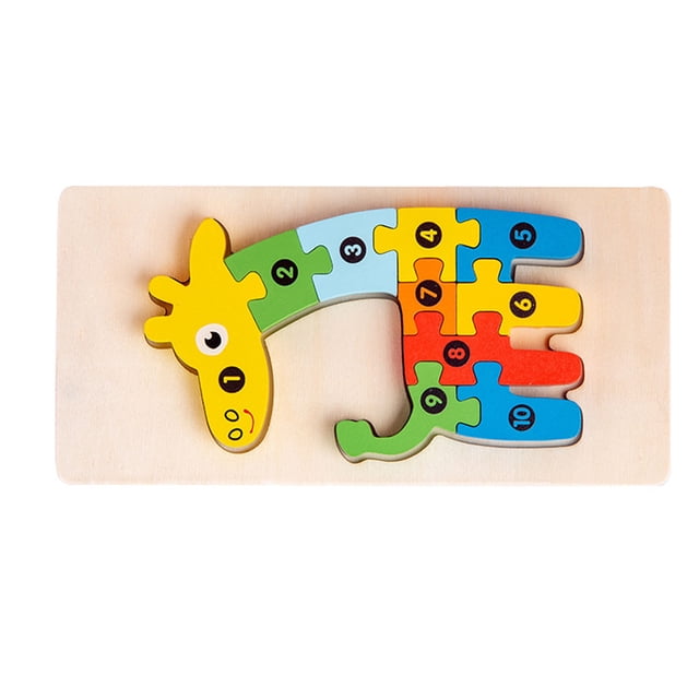 <p>3D Matching Jigsaw Toy, Wooden Educational Practical Hand Eye Coordination Matching 3D Puzzle Interesting For Party</p>