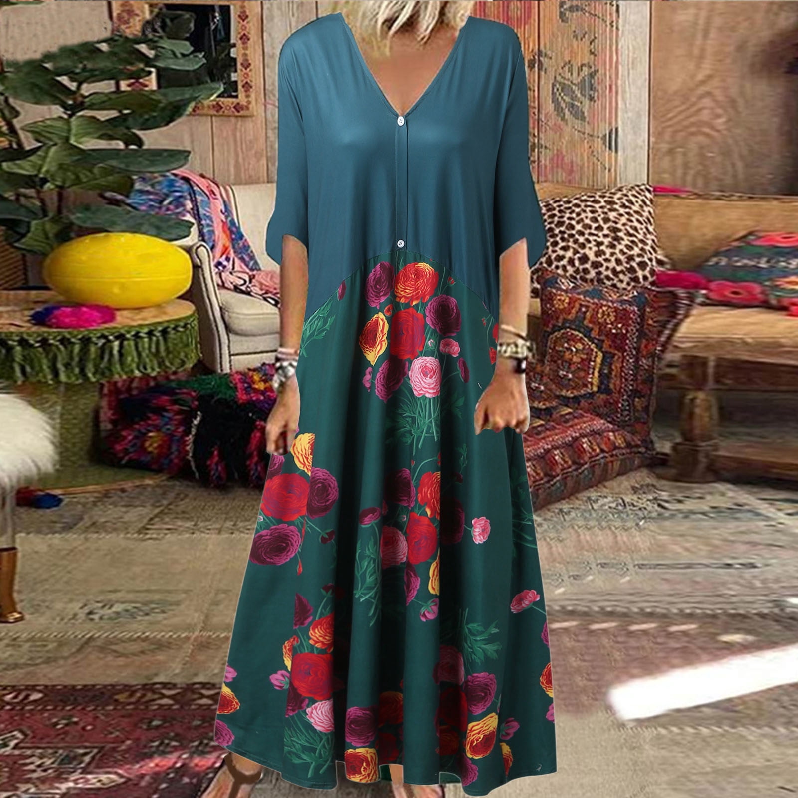 line Skater Swing Dress Jersey Tee 