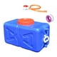 thumbnail image 4 of Contenedor de almacenamiento de agua potable Cubo de almacenamiento horizontal A prueba de fugas Gran capacidad azul 30 kg, 4 of 9