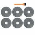thumbnail image 1 of 7pack pour Ecovacs Deebot Chiffons de Vadrouille Lavables Remplacement Gris, 1 of 5