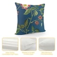 thumbnail image 4 of Throw Pillow Covers Navy Blue Pillow Cases Flower Decorative Cushion Cases for Sofa Living Room, 4 of 5