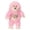 Cute Monkey Hug Stuffed Animals - Pink, variant on Cute Monkey Hug Stuffed Animals Plush Toys Gift, 9.8 Inch Monkey Soft Toys with ''I'm Glad You Found Me'' Pattern for Boys Girls Stuffed Plushies