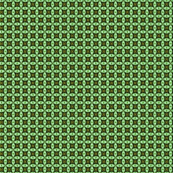 Ahgly Company Indoor Square Patterned Stoplight Go Green Area Rugs, 7' Square