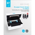 thumbnail image 2 of Zootealy Thermal Label Printer for EUB 100*150MM Shipping Labels with Bluetooth, USB, and LAN Interfaces - High-Speed Printing, Support for Various Fonts and Barcodes, 2 of 7