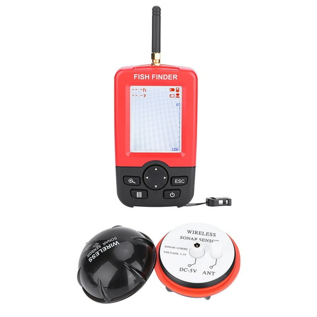White Led Backlight Design Echo Sounder Fishfinder ABS Material For Lake Fishing Sea Fishing