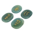 thumbnail image 4 of 4Pcs Reiki Rune Stones Set for Healing Balancing Meditation, Oval Shape Portable Stone Jewelry Crafts Hobbies Rune Stones, 4 of 8