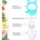 thumbnail image 3 of lote De 2 Sucettes De Fruits Pour Bb (vert + Rose) Sucettes D'alimentation Pour Bb Sans Bpa Pour Aliments Pour Bbs Fruits Et Lgumes, 3 of 5