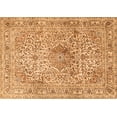 thumbnail image 1 of Ahgly Company Indoor Rectangle Medallion Orange Traditional Area Rugs, 4' x 6', 1 of 1