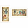 thumbnail image 2 of Vignette 2 Pcs "Whimsical Owls" par Annie LaPoint, Cadre Blanc, 2 of 4