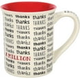 thumbnail image 3 of Enesco Our Name Is Mud A Million Thanks Glitter Mug, 3 of 3
