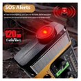 thumbnail image 3 of Emerncy Hand Crank Radio, Portable Solar Powered Multi-Function Survival ar With Hand Crank nerator, LED Lighting For Disaster Preparedness And Outdoor Use ,Handy Bright, 3 of 5