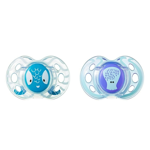Tommee Tippee Plus Près de la Nature Sucette Amusante (les Motifs Peuvent Varier)