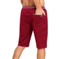 thumbnail image 5 of Mifsaly Mens Beach Shorts Lightweight Quick Dry Swim Trunks Casual Summer Surfing Vacation Lounge Bottoms with Pockets Wine,XXXL, 5 of 8