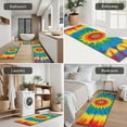 thumbnail image 5 of Colorful Tie Dye Mandala Pattern Kitchen Rugs Sets Of 3,Kitchen Runner Rugs Non Skid Washable,Decorative Kitchen Floor Mats for Kitchen,Sink,Laundry,17"x30"+ 17"x47" + 17"x59", 5 of 6
