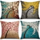 thumbnail image 1 of Juego de 4 piezas de decoración de algodón y lino, decoración de sofá, funda de almohada súper suave, decoración para sala de estar, dormitorio, sofá, funda de almohada de 45x45cm Sailing Electrónica, 1 of 5