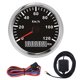 thumbnail image 2 of Velocímetro Gps, Velocímetro De Coche De Kilometraje Con Pantalla LCD Para Vehículos Para Vehículos Todo Terreno Para Barcos ANGGREK marco plateado esfera negra, 2 of 8