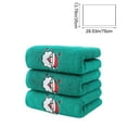 thumbnail image 3 of Oioii 2.46 Ft of 3Pc Christmas Hand Towels for Bathroom,Cotton Soft Embroidery Christmas Decorations Towel for Holiday, Kitchen, Gift, 3 of 6