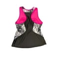 thumbnail image 2 of Zeroxposur Women's 4 Way Stretch Razorback Swim Top & Short Tankini Carmine XXL, 2 of 2